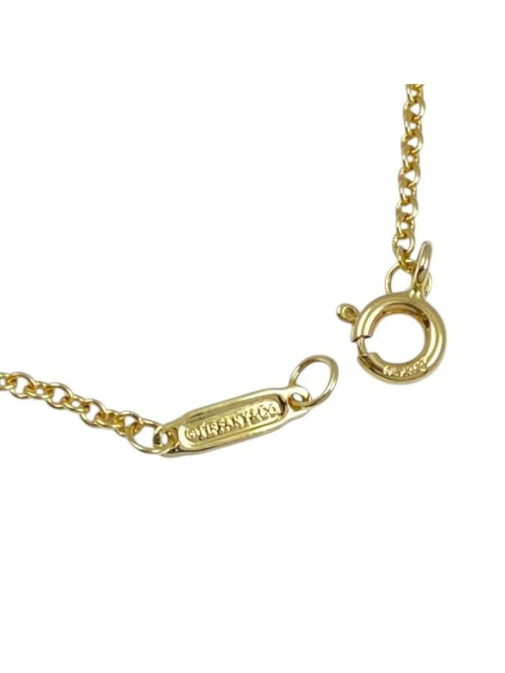 Tiffany & Co T Two Double Chain Accessory 18k Diamond Yellow Gold Bracelet